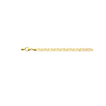Armband 21cm - Gold 585 14K - Tigerauge Muster