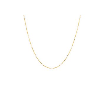 Halskette 42 cm - Gold 585 14K - Resin - perlmutt